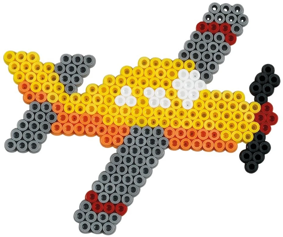 Hama Perlen 3445 Geschenk-Set Flughafen Mit Ca. 2.000 Bunten Midi Bügelperlen Mit Durchmesser 5 Mm, Motivvorlage Und Stiftplatte, Inkl. Bügelpapier, Kreativer Bastelspaß Für Groß Und Klein 4 Hama Perlen 3445 Geschenk-Set Flughafen Mit Ca. 2.000 Bunten Midi Bügelperlen Mit Durchmesser 5 Mm, Motivvorlage Und Stiftplatte, Inkl. Bügelpapier, Kreativer Bastelspaß Für Groß Und Klein – Bild 2