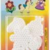 Hama Perlen 4571 Kleine Stiftplatten 3er Set Für Midi Bügelperlen Mit Durchmesser 5 Mm, Motive Pony, Blume Und Prinzessin In Weiß, Kreativer Bastelspaß Für Groß Und Klein -Djeco Geschaft hama perlen 4571 kleine stiftplatten 3er set fuer midi buegelperlen mit durchmesser 5 mm motive pony blume und prinzessin in weiss kreativer bastelspass fuer gross und klein