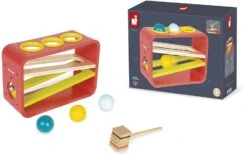 Janod Hammerspiel Mit Kugelbahn -Djeco Geschaft hammerspiel mit kugelbahn 3