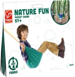 Hape 5573 Taschen-Schaukel, Entdeckerspielzeug, Nature Fun -Djeco Geschaft hape 5573 taschen schaukel entdeckerspielzeug nature fun 3