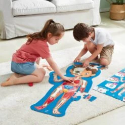 Hape Human Body Puzzle -Djeco Geschaft hape puzzel menselijk lichaam 60 stukjes