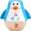 Hape Stehauf-Pinguin | Farbiger Stehauf-Pinguin Mit Melodie, Stehauf-Spielzeug Für Kinder Im Alter Von 6 Monaten Und älter -Djeco Geschaft hape stehauf pinguin farbiger stehauf pinguin mit melodie stehauf spielzeug fuer kinder im alter von 6 monaten und aelter