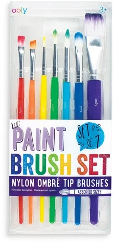 Ooly International Arrivals"Die Bürste Funktioniert" Pinsel (7 Stück)