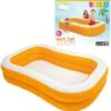 Intex 57181 Aufstellpool Aufblasbarer Pool Oval Weiß, Gelb -Djeco Geschaft intex 57181 aufstellpool aufblasbarer pool oval weiss gelb