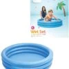 Intex Aufblasbarer Pool Crystal Blue - 114 X 25 Cm -Djeco Geschaft intex aufblasbarer pool crystal blue 114 x 25 cm