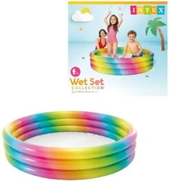 Intex Aufblasbarer Pool Rainbow - 147 X 33 Cm