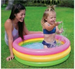 Intex Sonnenuntergang Glow Baby Pool - 86 X 25 Cm -Djeco Geschaft intex sonnenuntergang glow baby pool 86 x 25 cm 2