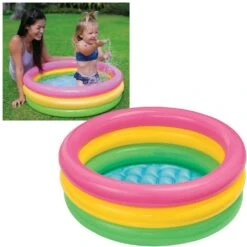 Intex Sonnenuntergang Glow Baby Pool - 86 X 25 Cm -Djeco Geschaft intex sonnenuntergang glow baby pool 86 x 25 cm 3