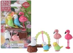 Iwako Blisterpack/Vögel (8 Stück)