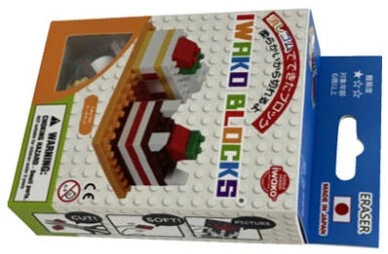 Iwako Blocks Puzzle-Radiergummi - Torte 4 Iwako Blocks Puzzle-Radiergummi - Torte – Bild 2