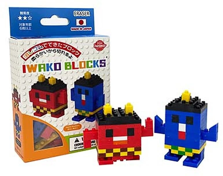 Iwako Blocks Radiergummi - Dämonen 4 Iwako Blocks Radiergummi - Dämonen – Bild 2
