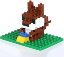 Iwako Blocks Rätsel Radiergummi - Eichhörnchen