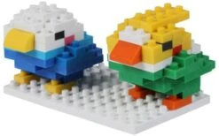 Iwako Blocks Rätsel Radiergummi - Vögel