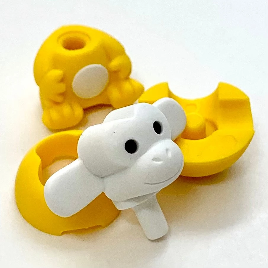 Iwako Colorz Puzzle Radiergummi Affen Set - 5 Stück 6 Iwako Colorz Puzzle Radiergummi Affen Set - 5 Stück – Bild 4