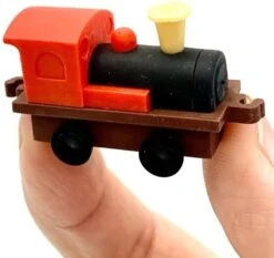 JP Locomotive Set A Three-dimensional Fun Eraser / Blister Pack -Djeco Geschaft iwako puzzel gum treinset 6 delig
