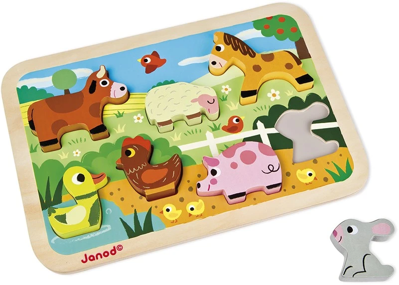 JANOD 07055 Formpuzzle 7 Stück(e) 3 JANOD 07055 Formpuzzle 7 Stück(e)