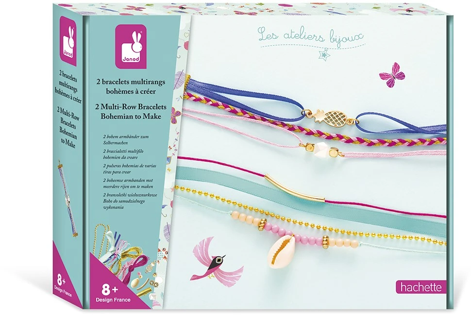 Janod Atelier Bijoux - Sieraden Maken Bohemian Armbandjes 4 Janod Atelier Bijoux - Sieraden Maken Bohemian Armbandjes – Bild 2