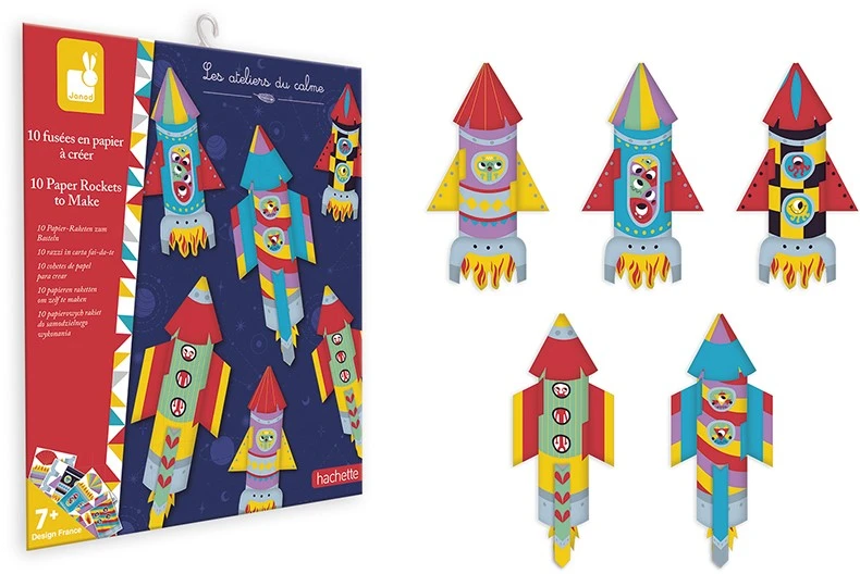 Janod Atelier - Raketten Maken, Inclusief Lanceerstation 5 Janod Atelier - Raketten Maken, Inclusief Lanceerstation – Bild 3