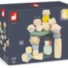 Janod - Bausteine Aus Holz - Kollektion Sweet Cocoon - Baby- Und Kleinkindspielzeug Farbe Auf Wasserbasis - Stapelspiel - Entwicklung Von Feinmotorik Und Konzentration - Ab 2 Jahren, J04401 -Djeco Geschaft janod bausteine aus holz kollektion sweet cocoon baby und kleinkindspielzeug farbe auf wasserbasis stapelspiel entwicklung von feinmotorik und konz