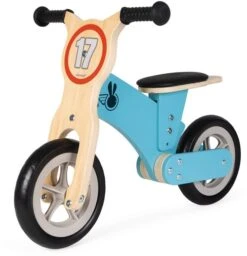 Janod - Bikloon ‘Little Racer’ - Laufrad Aus Holz - Lernlaufrad - Motorik Und Gleichgewichtssinn Entwickeln - Kinder Holzspielzeug - FSC®-Zertifiziert - Ab 2 Jahren, J03285 -Djeco Geschaft janod bikloon little racer laufrad aus holz lernlaufrad motorik und gleichgewichtssinn entwickeln kinder holzspielzeug fsc zertifiziert 1