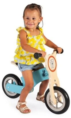Janod - Bikloon ‘Little Racer’ - Laufrad Aus Holz - Lernlaufrad - Motorik Und Gleichgewichtssinn Entwickeln - Kinder Holzspielzeug - FSC®-Zertifiziert - Ab 2 Jahren, J03285 -Djeco Geschaft janod bikloon little racer laufrad aus holz lernlaufrad motorik und gleichgewichtssinn entwickeln kinder holzspielzeug fsc zertifiziert 2