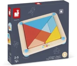 Janod - Essentiel - Das Tangram - Lernspiel Aus Holz Babys Und Kleinkinder - Farbe Auf Wasserbasis - Ab 2 Jahren, J05070 -Djeco Geschaft janod essentiel das tangram lernspiel aus holz babys und kleinkinder farbe auf wasserbasis ab 2 jahren j05070 2