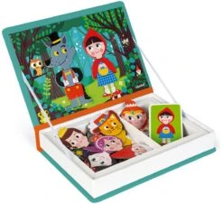 Janod J02588 Magneti'Book Märchen-Magnetisches Lernspiel Mit 40 Teilen-Entwicklung Von Feinmotorik Und Fantasie-Ab 3 Jahren -Djeco Geschaft janod j02588 magneti book maerchen magnetisches lernspiel mit 40 teilen entwicklung von feinmotorik und fantasie ab 3 jahren 3