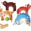 Janod J03207 Krocket-Spiel Aus Holz Mit Waldtieren, Spiel Für Den Außenbereich, Für Kinder Ab 3 Jahren, Mehrfarbig -Djeco Geschaft janod j03207 krocket spiel aus holz mit waldtieren spiel fuer den aussenbereich fuer kinder ab 3 jahren mehrfarbig