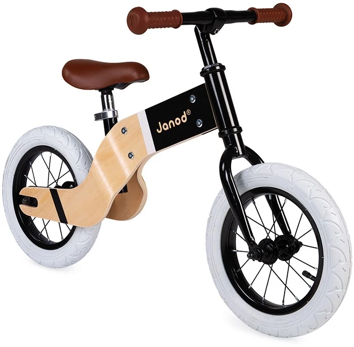 Janod J03281 Laufrad Aus Holz Und Metall Deluxe-Nordischer Retro-Look-Gleichgewicht Und Autonomie Lernen-Einstellbarer Sattel, Aufblasbare Reifen-Ab 3 Jahren 3 Janod J03281 Laufrad Aus Holz Und Metall Deluxe-Nordischer Retro-Look-Gleichgewicht Und Autonomie Lernen-Einstellbarer Sattel, Aufblasbare Reifen-Ab 3 Jahren