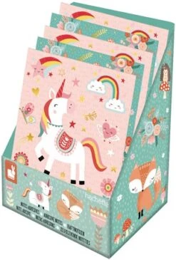 Janod J07866 Notizbuch Mit Haftnotizen, Fuchs Und Einhorn, 2 Stück