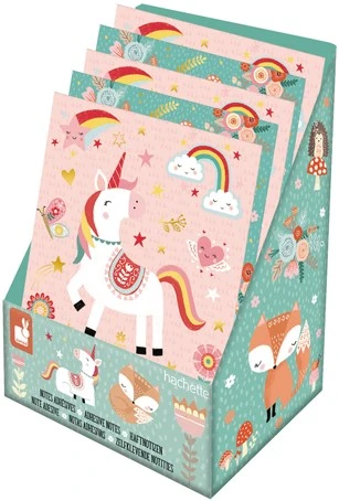 Janod J07866 Notizbuch Mit Haftnotizen, Fuchs Und Einhorn, 2 Stück 3 Janod J07866 Notizbuch Mit Haftnotizen, Fuchs Und Einhorn, 2 Stück