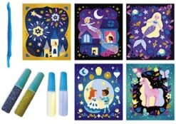 Janod J07885 Kreatives Basteln-Phosphoreszierender Sand Und Zauberhafte Pailletten In Der Nacht -Djeco Geschaft janod j07885 kreatives basteln phosphoreszierender sand und zauberhafte pailletten in der nacht 2