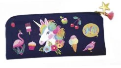 Janod J07917 Federtasche Zum Verzieren Und Individuell Gestalten-Les Ateliers Déco-Set Für Kreative Freizeitbeschäftigungen Für Kinder-Entwicklung Von Feinmotorik Und Konzentration-Ab 7 Jahren