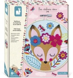 Janod J07924 Rehkitz „Stickerei“-Set Mit Trommel Und Filz-Les Ateliers Déco-Kreative Freizeitbeschäftigungen Für Kinder-Entwicklung Von Feinmotorik Und Konzentration-Ab 8 Jahren -Djeco Geschaft janod j07924 rehkitz stickerei set mit trommel und filz les ateliers deco kreative freizeitbeschaeftigungen fuer kinder entwicklung von feinmotorik und konzentration ab 8 jahren 1