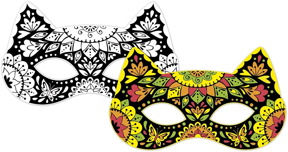 Janod J07944 Masken Und Neonstiften-Les Ateliers Du Calme-Set Für Kreative Freizeitbeschäftigungen Für Kinder-Entwicklung Von Feinmotorik Und Kreativität-Ab 7 Jahren 4 Janod J07944 Masken Und Neonstiften-Les Ateliers Du Calme-Set Für Kreative Freizeitbeschäftigungen Für Kinder-Entwicklung Von Feinmotorik Und Kreativität-Ab 7 Jahren – Bild 2