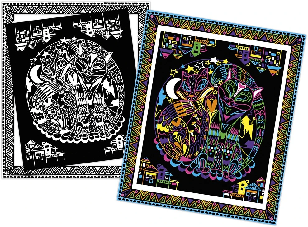 Janod J07949 Ausmalen Mandalas Mit Neonfilzstiften Tiere-Les Ateliers Du Calme-Set Für Kreative Freizeitbeschäftigungen Für Kinder-Entwicklung Von Feinmotorik Und Kreativität-Ab 7 Jahren 4 Janod J07949 Ausmalen Mandalas Mit Neonfilzstiften Tiere-Les Ateliers Du Calme-Set Für Kreative Freizeitbeschäftigungen Für Kinder-Entwicklung Von Feinmotorik Und Kreativität-Ab 7 Jahren – Bild 2