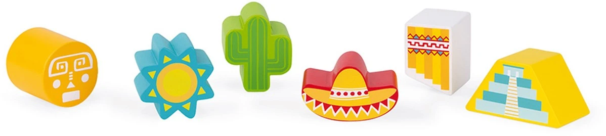 Janod J08004 Lama-Reittier Aus Holz Für Kinder, Leise Räder, Staufach Und 6 Klötze, Gleichgewicht Lernen, Für Kinder Ab 1 Jahr, Gelb Und Rot 5 Janod J08004 Lama-Reittier Aus Holz Für Kinder, Leise Räder, Staufach Und 6 Klötze, Gleichgewicht Lernen, Für Kinder Ab 1 Jahr, Gelb Und Rot – Bild 3