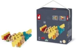 Janod J08301 Holzbau Barrel 100 Stück-Konstruktionsspiel-Erlernen Der Feinmotorik Und Konzentration-Massives Buchenholz FSC-Zertifiziert-Bemalt-Wasser-Ab 6 Jahren -Djeco Geschaft janod j08301 holzbau barrel 100 stueck konstruktionsspiel erlernen der feinmotorik und konzentration massives buchenholz fsc zertifiziert bemalt wasser ab 6 jahren 3