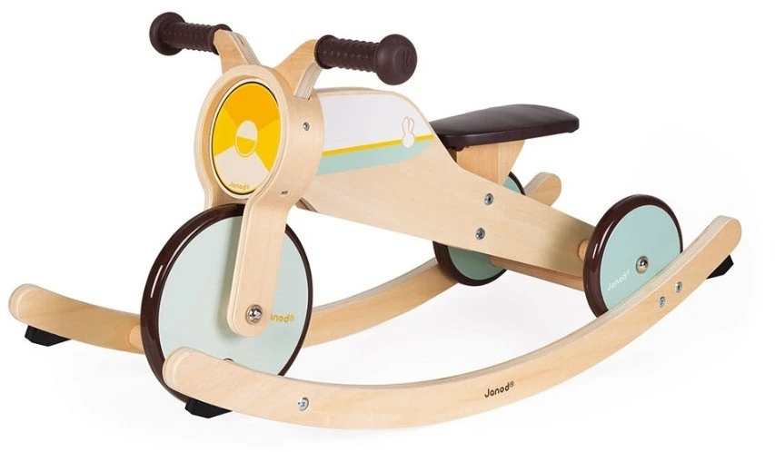 Janod Janod-2-in-1 Schaukel Dreirad Aus Holz-Anpassbare Wippe-Motorik Und Gleichgewichtssinn Entwickeln-Baby Holzspielzeug-FSC-Zertifiziert-Ab 12 Monaten, J03284 5 Janod Janod-2-in-1 Schaukel Dreirad Aus Holz-Anpassbare Wippe-Motorik Und Gleichgewichtssinn Entwickeln-Baby Holzspielzeug-FSC-Zertifiziert-Ab 12 Monaten, J03284 – Bild 3