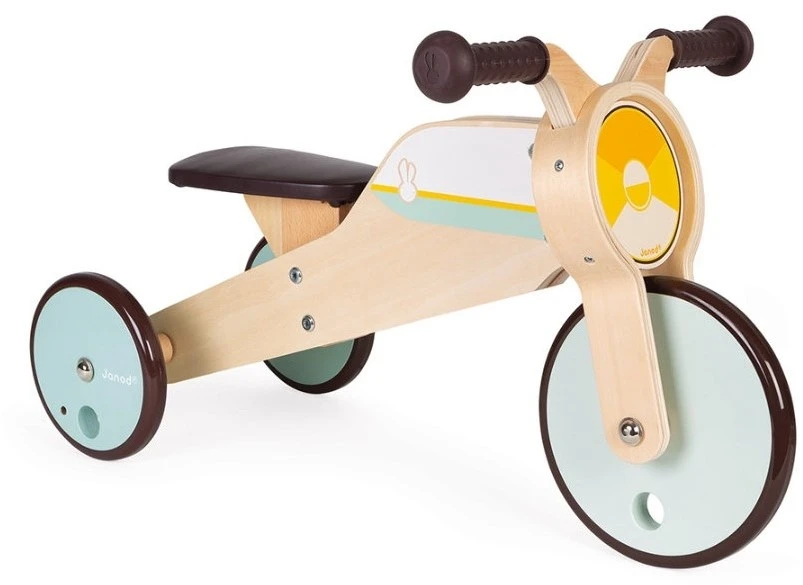 Janod Janod-2-in-1 Schaukel Dreirad Aus Holz-Anpassbare Wippe-Motorik Und Gleichgewichtssinn Entwickeln-Baby Holzspielzeug-FSC-Zertifiziert-Ab 12 Monaten, J03284 3 Janod Janod-2-in-1 Schaukel Dreirad Aus Holz-Anpassbare Wippe-Motorik Und Gleichgewichtssinn Entwickeln-Baby Holzspielzeug-FSC-Zertifiziert-Ab 12 Monaten, J03284