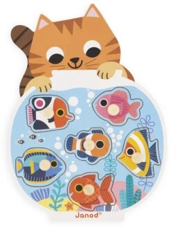 Janod Knoppuzzel - Aquarium -Djeco Geschaft janod knoppuzzel aquarium 2