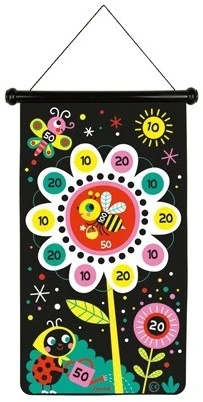 Janod - Magnetisches Dartspiel Mit Garten-Motiv, Doppelseitig, Geschicklichkeitsspiel, Zum Erlernen Von Agilität Und Konzentration, 6 Pfeile, Ab 4 Jahren, J02075 3 Janod - Magnetisches Dartspiel Mit Garten-Motiv, Doppelseitig, Geschicklichkeitsspiel, Zum Erlernen Von Agilität Und Konzentration, 6 Pfeile, Ab 4 Jahren, J02075