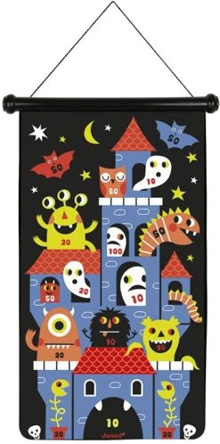 Janod - Magnetisches Dartspiel Mit Monster-Motiv, Doppelseitig, Geschicklichkeitsspiel, Zum Erlernen Von Agilität Und Konzentration, 6 Pfeile, Ab 4 Jahren, J02076 7 Janod - Magnetisches Dartspiel Mit Monster-Motiv, Doppelseitig, Geschicklichkeitsspiel, Zum Erlernen Von Agilität Und Konzentration, 6 Pfeile, Ab 4 Jahren, J02076 -Djeco Geschaft janod magnetisches dartspiel mit monster motiv doppelseitig geschicklichkeitsspiel zum erlernen von agilitaet und konzentration 6 pfeile ab 4 jahren j02076 3