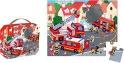Janod Puzzel - De Brandweer -Djeco Geschaft janod puzzel de brandweer 2