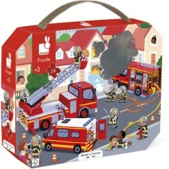 Janod Puzzel - De Brandweer -Djeco Geschaft janod puzzel de brandweer 3