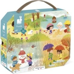 Janod Puzzel - De Seizoenen -Djeco Geschaft janod puzzel de seizoenen 3