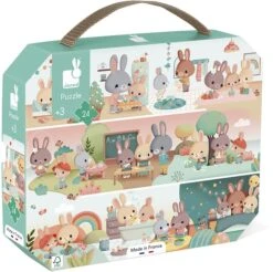 Janod Puzzel - Een Lange Dag -Djeco Geschaft janod puzzel een lange dag 3