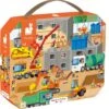 Janod Puzzel - Op De Bouwplaats -Djeco Geschaft janod puzzel op de bouwplaats