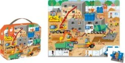Janod Puzzel - Op De Bouwplaats -Djeco Geschaft janod puzzel op de bouwplaats 2