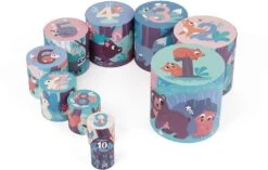 Janod - Runde Pyramide Tiere Des Waldes - Baby- Und Kleinkindspielzeug - Spielzeug Zum Stapeln Und Stecken - Erlernen Der Größen- Und Zahlenbegriffe - Ab 1 Jahr, J02670 -Djeco Geschaft janod runde pyramide tiere des waldes baby und kleinkindspielzeug spielzeug zum stapeln und stecken erlernen der groessen und zahlenbegriffe ab 1 jahr j02670 3